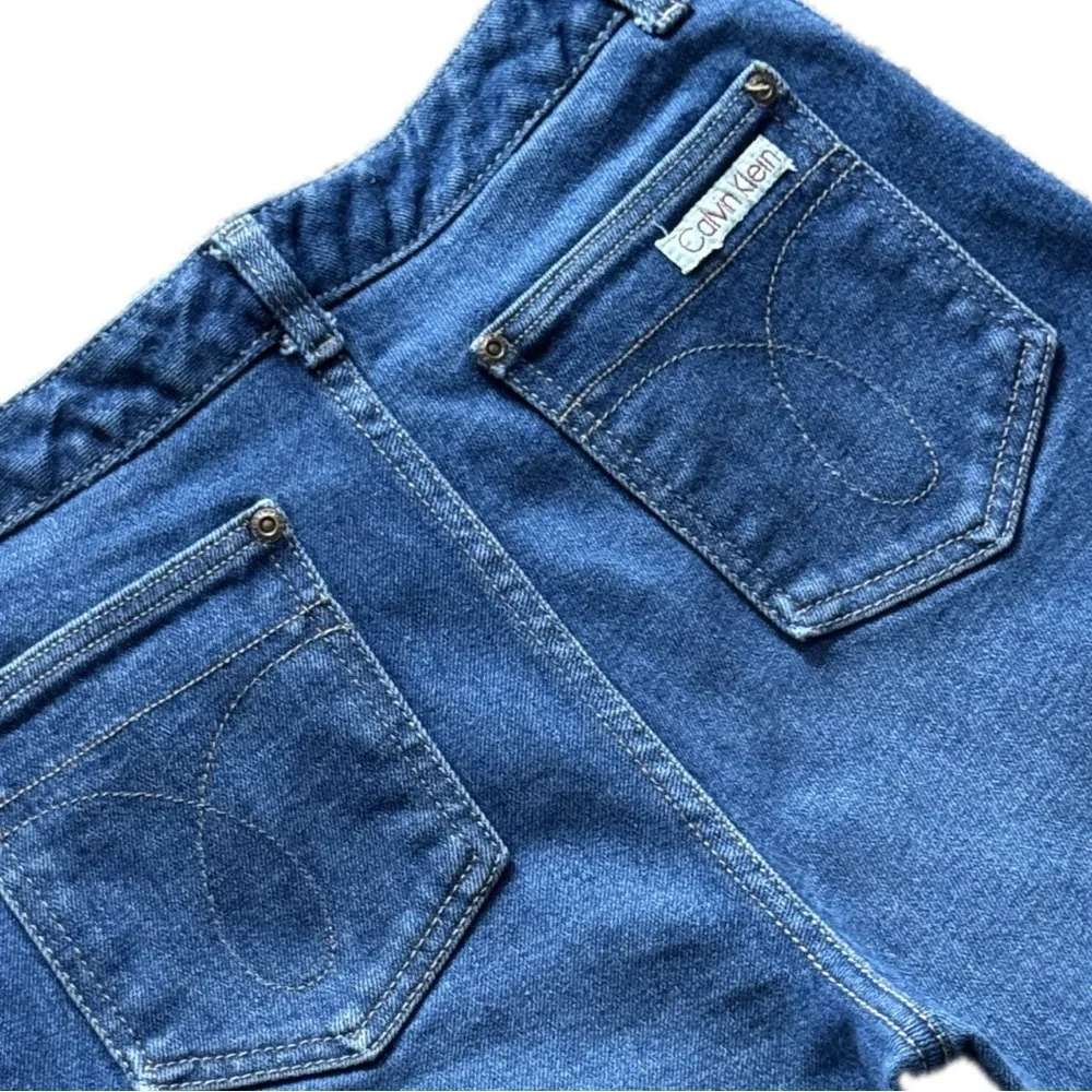 👖🛼 CALVIN KLEIN Vintage 70s‎ High-Rise Straight Leg Jeans | Made in USA Sz 26